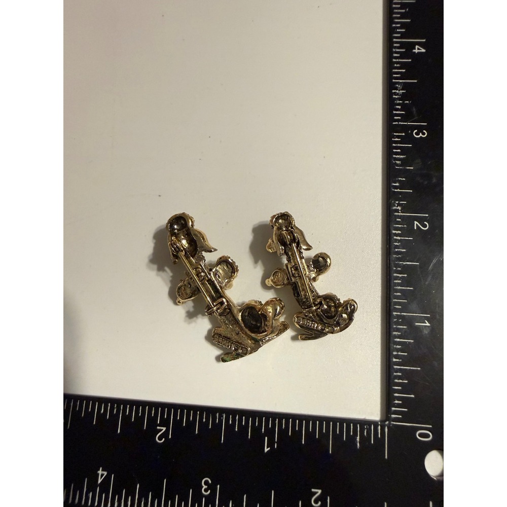 Gerrys Vintage Gold Tone Poodle Brooch Set Textured Dog Pins Mid Century Jewelry - Picture 5 of 5
